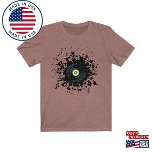 Vinyl Record Music Shirt Musical Notes T-Shirt